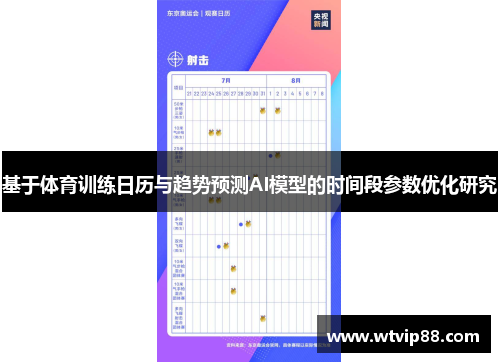 基于体育训练日历与趋势预测AI模型的时间段参数优化研究